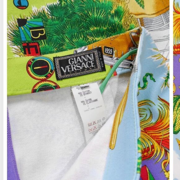 Versace “ Miami” collection very rare 1993 skirt, M - Picture 10 of 10